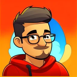 make a catoon profile picture for a youtube channel