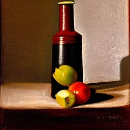 still life bottle