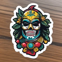 [sticker by Greg Smallwood] Mil Mascaras on the ring