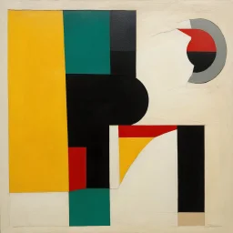 Abstract surrealist painting, geometric eulogies of Death's whisper, deconstructed, style inspired by Tracey Adams and Victor Pasmore