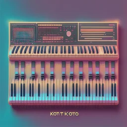 koto synth music no text