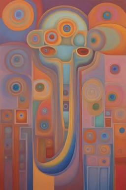 Every mind contains the whole universe; Neo-Figurative Art; fabulously detailed; Transcendent; Hundertwasser; Alan Kenny; beautiful glittery pastels