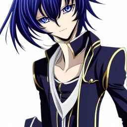 Lelouch Lamparouge with blue eyes