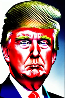Donald Trump as a character from Tokyo Ghoul