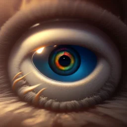 eye, clock, Unreal Engine 5, lens macro,sharp focus, realistic, hyper detailed