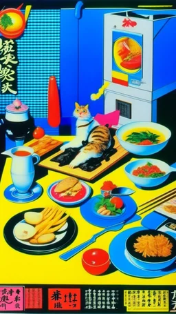 Japanese Food Ad 80s