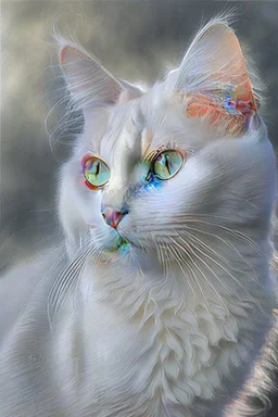 white cat