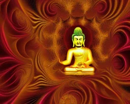 Buddha, bliss, fractal