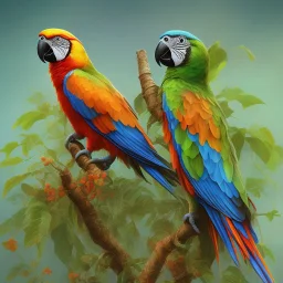 laughting parrot