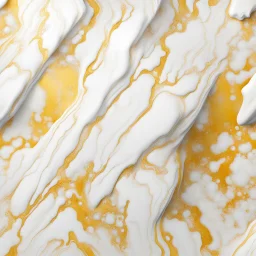 Hyper Realistic White & Yellow Marble Texture