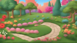 background animated garden pictures