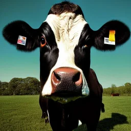 Modern Photograph Presidential Portrait of a Cow