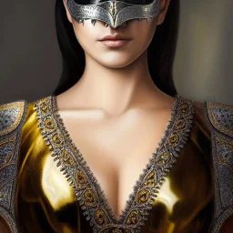 ultra detailed fullbody Portrait in oil on canvas of a beautiful female with Skyrim mask and armor,extremely detailed digital painting, extremely detailed face,crystal clear Big eyes, mystical colors ,perfectly centered image, perfect composition,rim light, beautiful lighting, 8k, stunning scene,extremely sharp detail, finely tuned detail, ultra high definition raytracing, in the style of robert e howard and pablo oliveira and Ken Kelley and Ohrai Noriyoshi and Simon Bisley