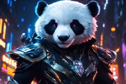 Panda venom in 8k solo leveling shadow artstyle, in the style of fairy academia, hard-edge style, agfa vista, dynamic pose, oshare kei, hurufiyya, rtx , neon lights, intricate details, highly detailed, high details, detailed portrait, masterpiece,ultra detailed, ultra quality