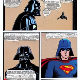 superman meets darth vader