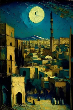 A painting of Damascus made by Van Gogh