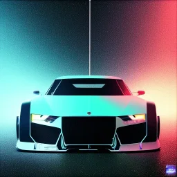 Modified car, ultra realistic, ultra highly detailed, shiny, smooth, studio quality, octane render, Surrealism, Triadic colour scheme,glow-stick, ambient lighting,nightclub lighting, polaroid, 100mm, --ar 1:1 --v4