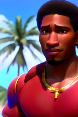 hyper realist, hyper detailed, stunningly handsome black man, anime style