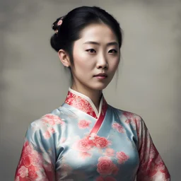 dnd, portrait of asian female in cheongsam