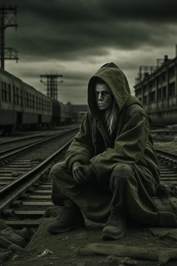 Suicide depression sadness broken down drained tired end of life dystopian apocalypse decay post apocalyptic