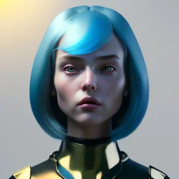 woman, rounded face, blue hair, round helmet, retro futuristic, latex coat, soft color, highly detailed, art stations, concept art, smooth, unreal engine 5, god rays, ray tracing, RTX, lumen lighting, ultra detail, volumetric lighting, 3d, finely drawn, high definition, high resolution.