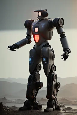 armor robot ai soldier mech dystopian