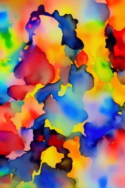 abstract painting, watercolor, full color, vibrant colors, 8k resolution, splashed, varied brushstrokes