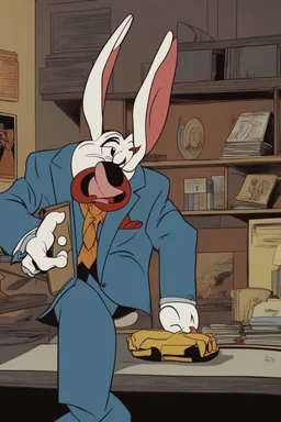 Roger Rabbit in a episode of Jessica Jones, peeping on Luke Cage.