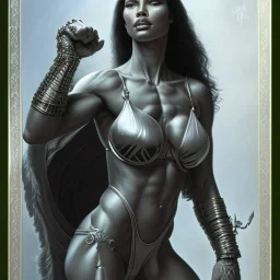 adrianna lima dnd bodybuilder by gerald brom whelan