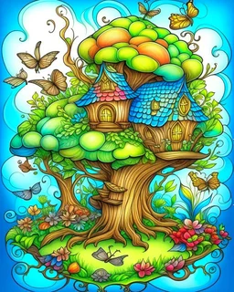 fairy tree house book cover for adults