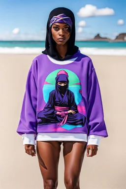 Ninja priestess beach sweat