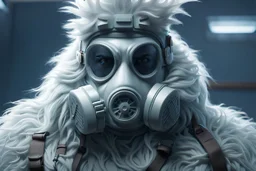 Yeti in elastomeric respirator