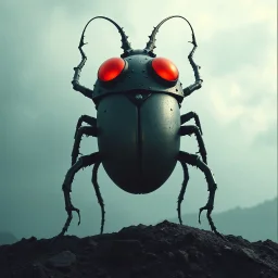 Escarabajo titán inspirado en el estilo de Yves Tanguy