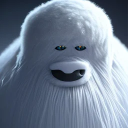 Yeti, snow, ice, beautiful, masterpiece, expert, 8K, hyperrealism, sharp focus, cinematic lighting