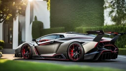 cullinan MANSORY Fused with Lamborghini Veneno, Super Detailed, desktop wallpaper, 4K