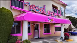 royal relax inn's very flamboyant front desk girly man