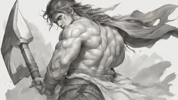 محارب لديه كاريزما وشكله مهيب