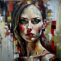 woman. Modern Art