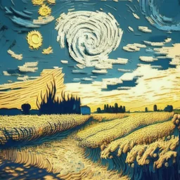 wane of summer van gogh style