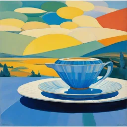 [Kupka's style] And that was the colors of the saucer? No, under cover in glamuse.