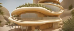 A tourist resort in the shape of a pineapple, interior design, facade