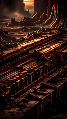 an old piano keyboard