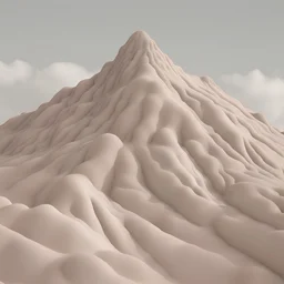 A mountain Made of clay
