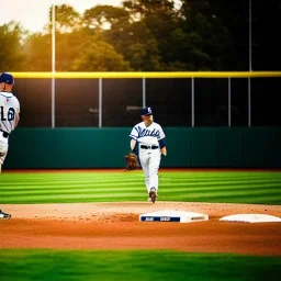 baseball game players