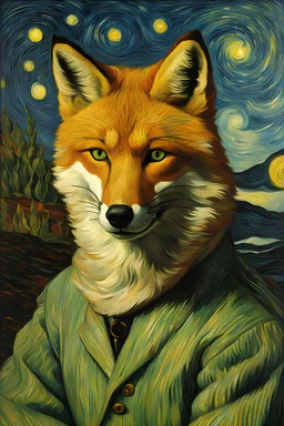 Portrait of a foxman by Van Gogh