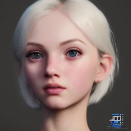 potrait girl look beautiful, eyes like ocean blue, short hair, smile, 8k, rtx, eyebrows like serious, facing left, real, cute, angry expression, tsundere, hyper realistis, hyper details, color schema aesthetic, full body