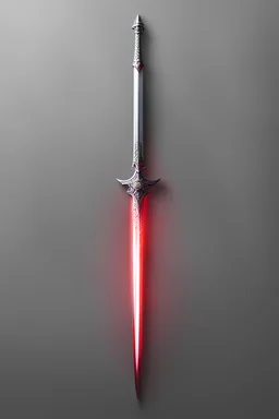 White Long Sword, Red Glowing Runes