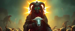 saviour rasta sheep thief king, cyberpunk setting