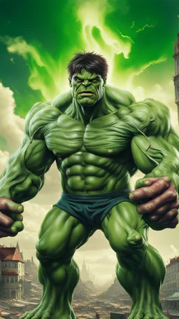 Hulk made in Turkey surreal 8K image