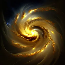 gold galactic tornado